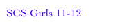 SCS Girls 11-12